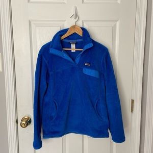Blue Patagonia Fuzzy Jacket